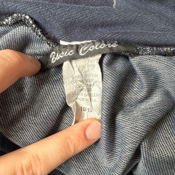 4/$25 Basic Colors Girls Navy Blue Knee Length Skirt Size 10/12 - Picture 10 of 10